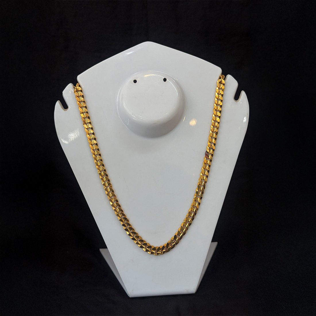 Silver Floral Charm Anklet Delicate