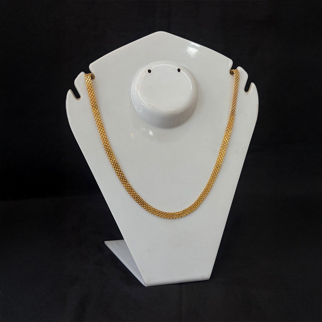 Silver Floral Charm Anklet Delicate