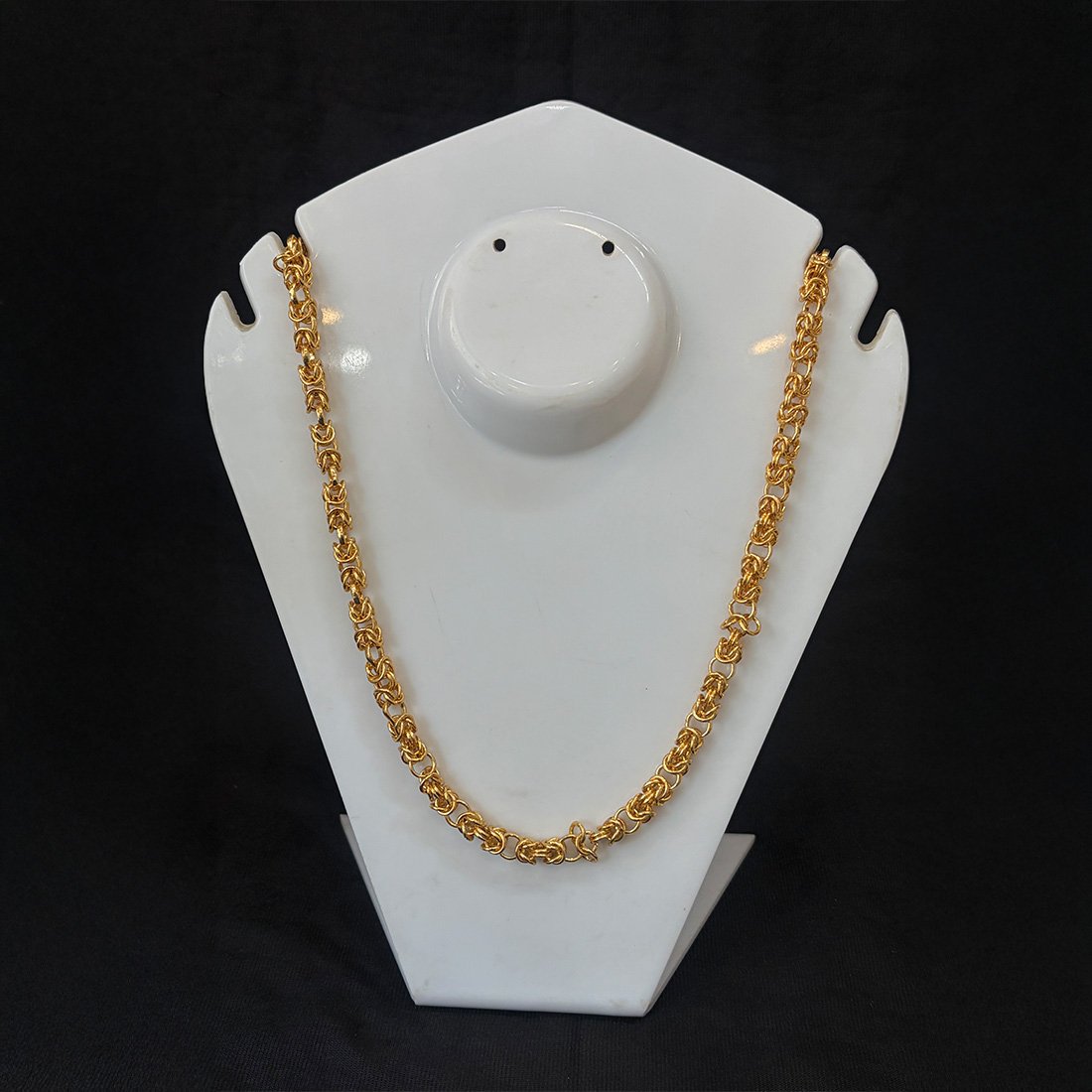 Pink Buds Evil Eye Silver Anklet