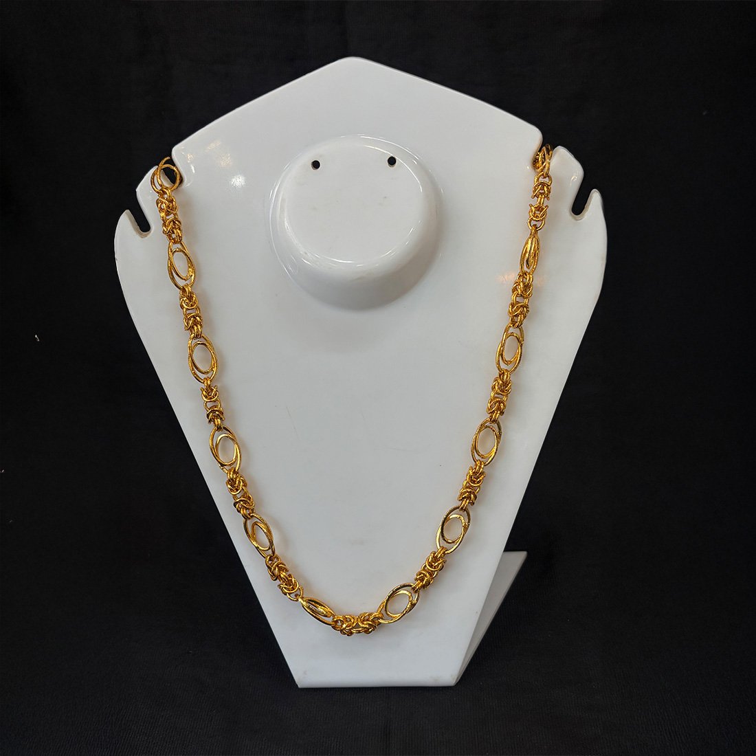 Pink Buds Evil Eye Silver Anklet