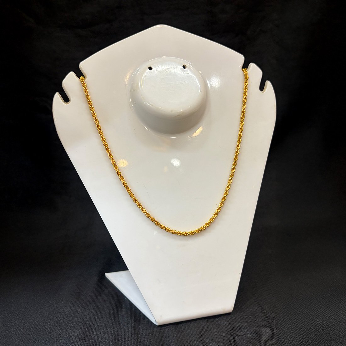 Silver Floral Charm Anklet Delicate