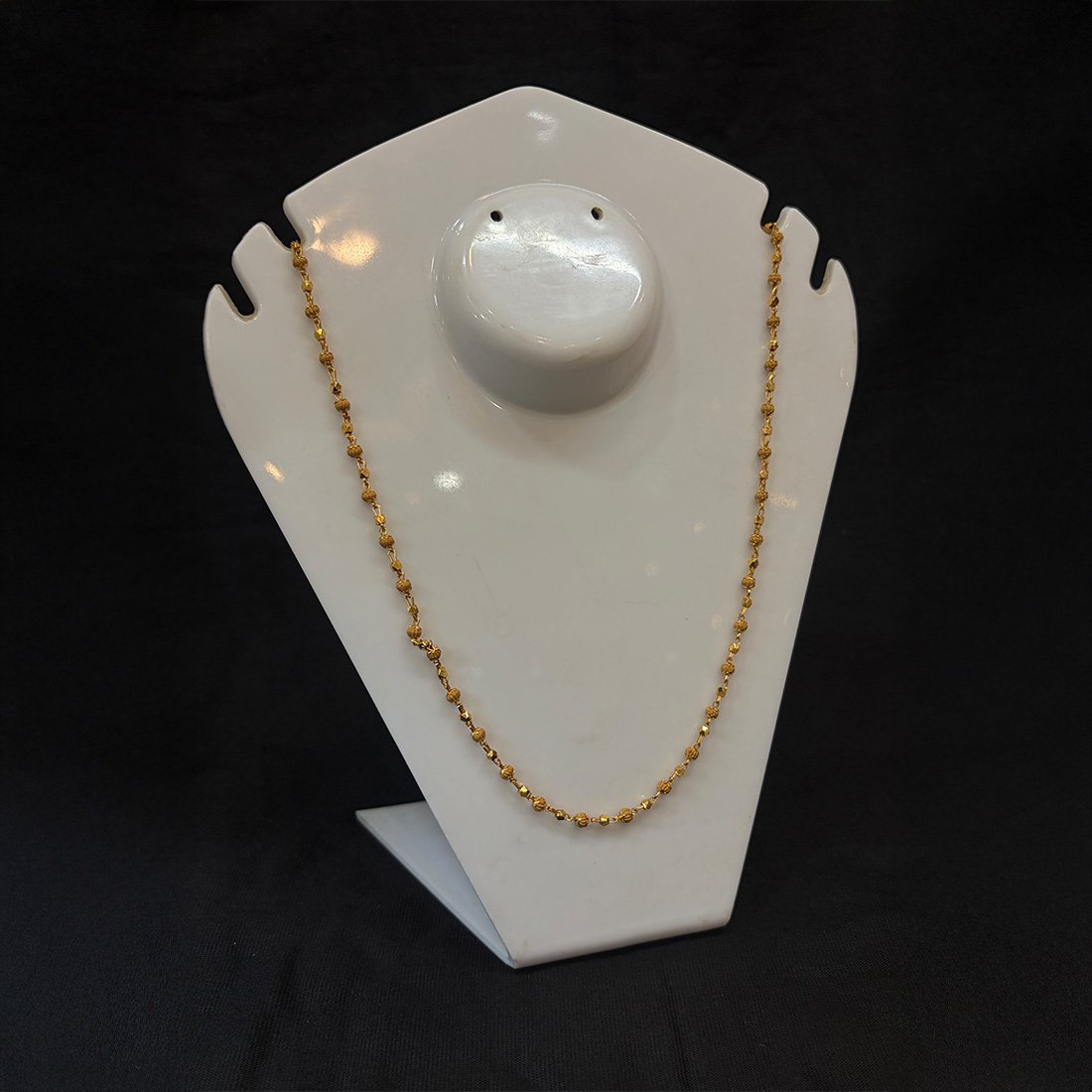 Pink Buds Evil Eye Silver Anklet