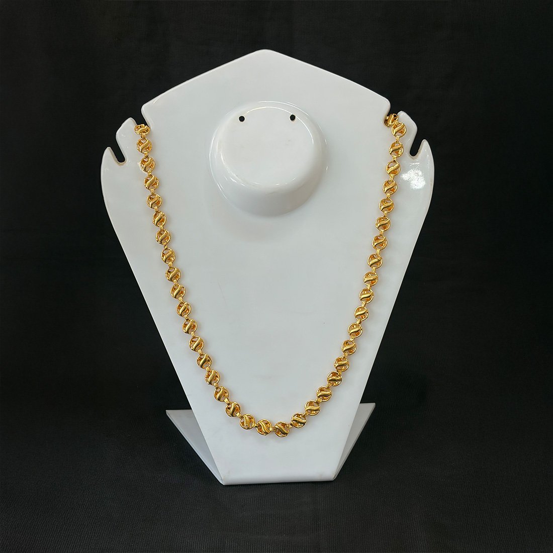 Silver Evil Eye Blue Bead Minimal Anklet