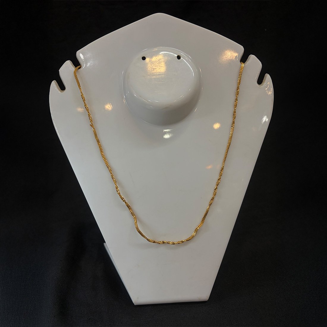 Light Blue Buds Evil Eye Silver Anklet