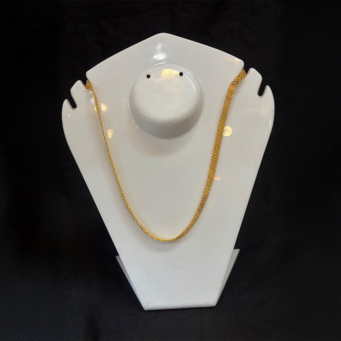 Silver Floral Charm Anklet Delicate