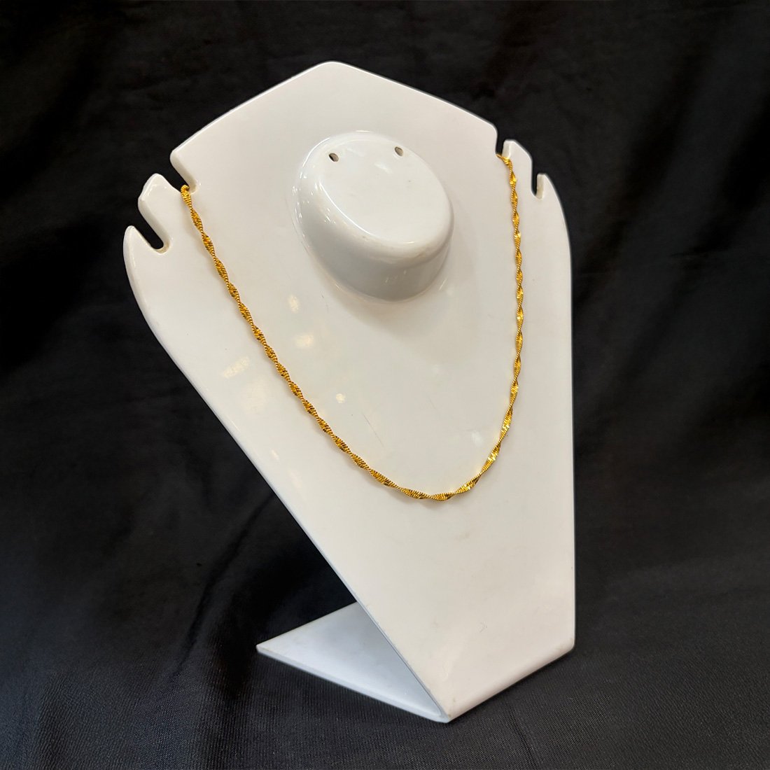 Pink Buds Evil Eye Silver Anklet