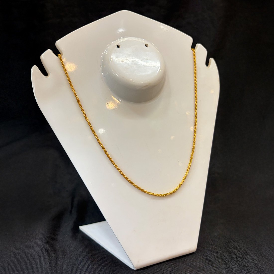 Silver Floral Charm Anklet Delicate