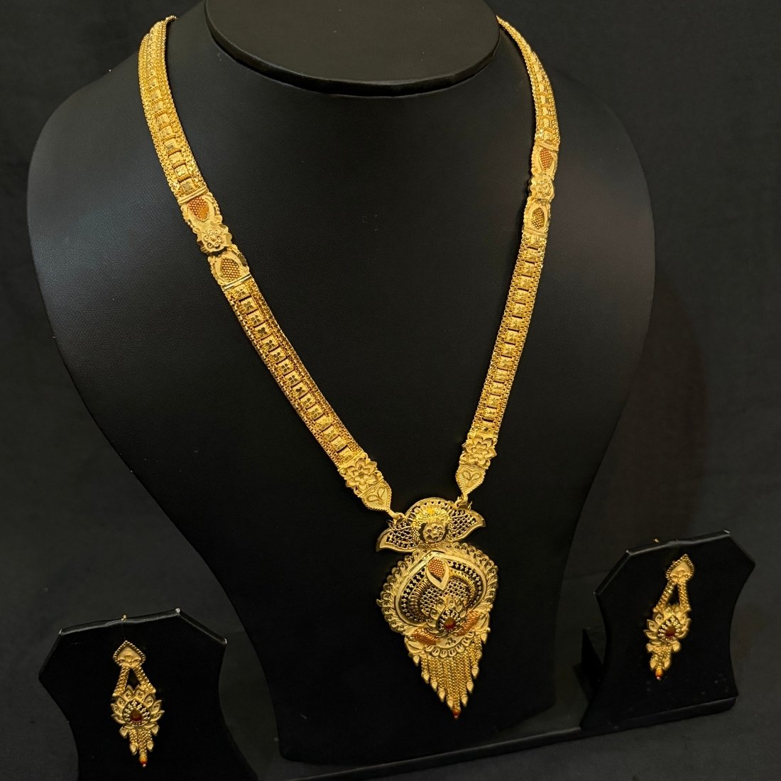 Pink Buds Evil Eye Silver Anklet