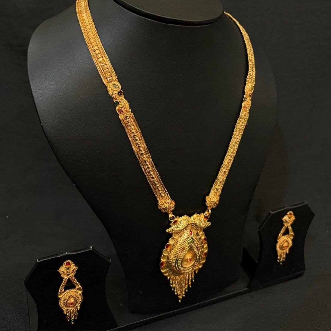 Pink Buds Evil Eye Silver Anklet