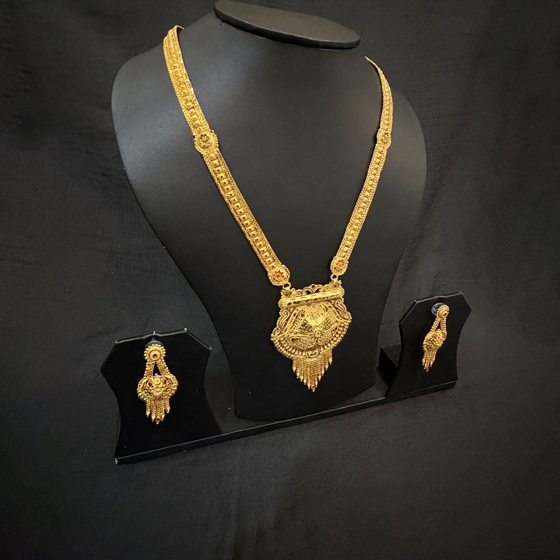 Pink Buds Evil Eye Silver Anklet