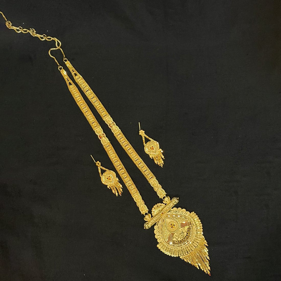 Pink Buds Evil Eye Silver Anklet