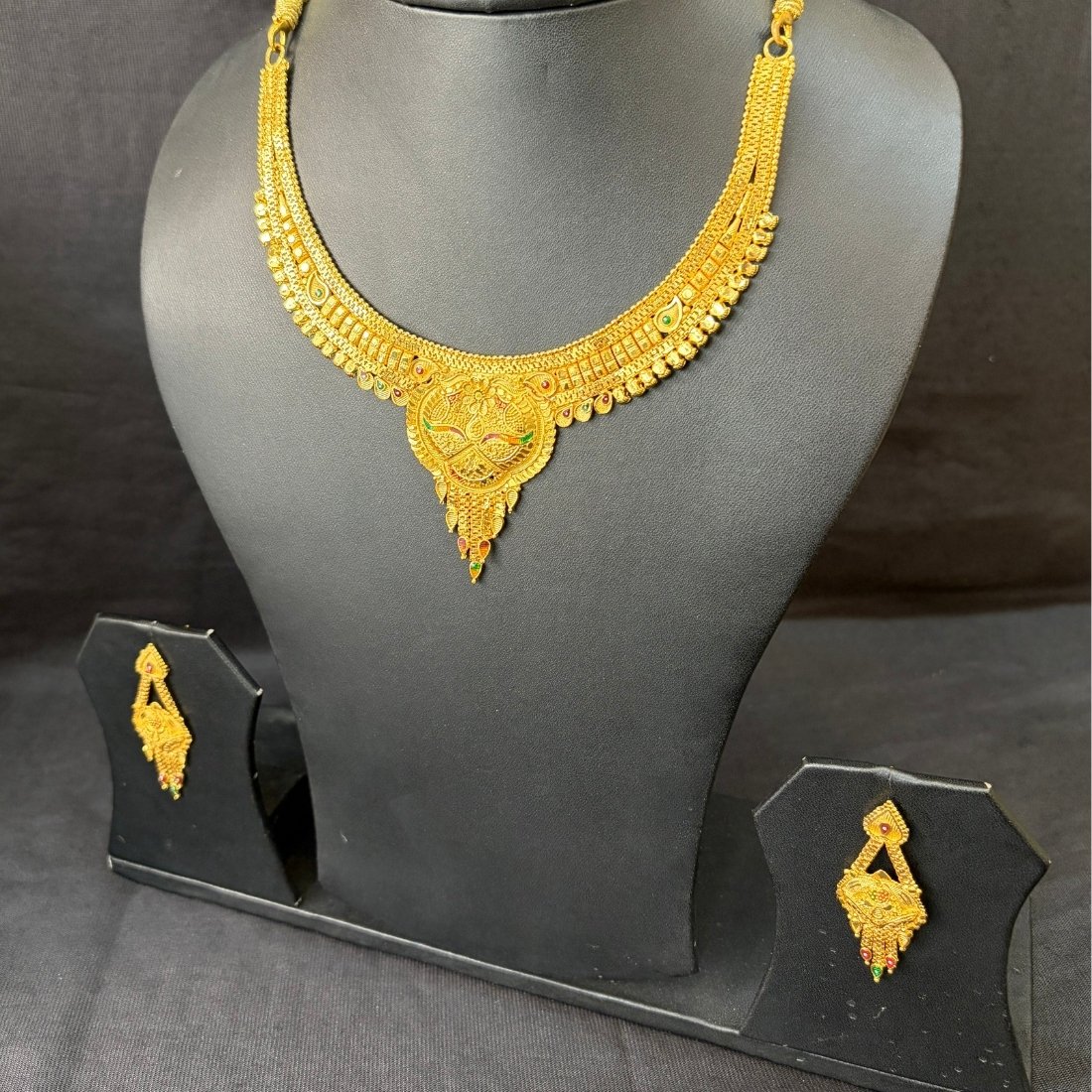 Pink Buds Evil Eye Silver Anklet