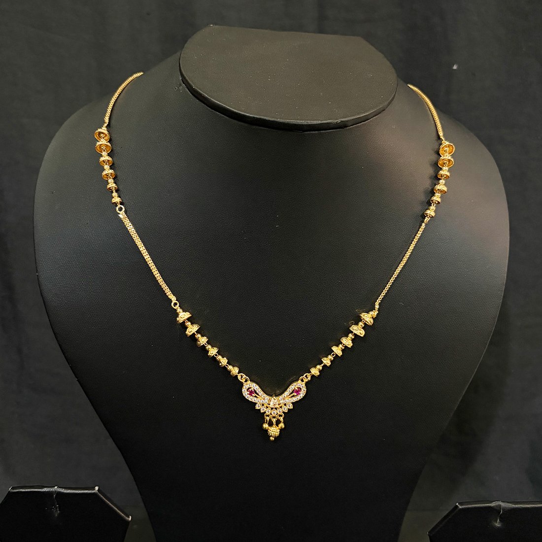 Light Blue Buds Evil Eye Silver Anklet